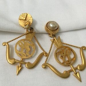Karl Lagerfeld Statement Piece Earrings